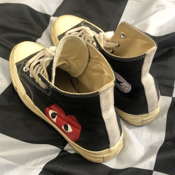 Converse CDG Play Hi Top sz 8 - Picture 3 of 7